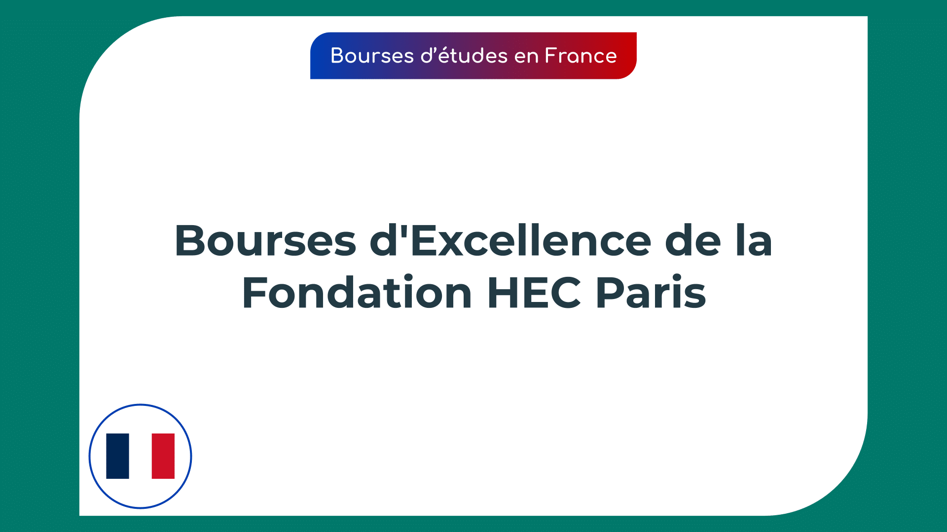 Bourses D Excellence De La Fondation Hec Paris En France