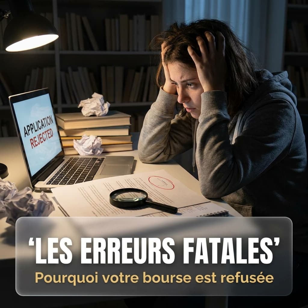 Demande de bourse refusée : les 6 erreurs fatales à éviter absolument