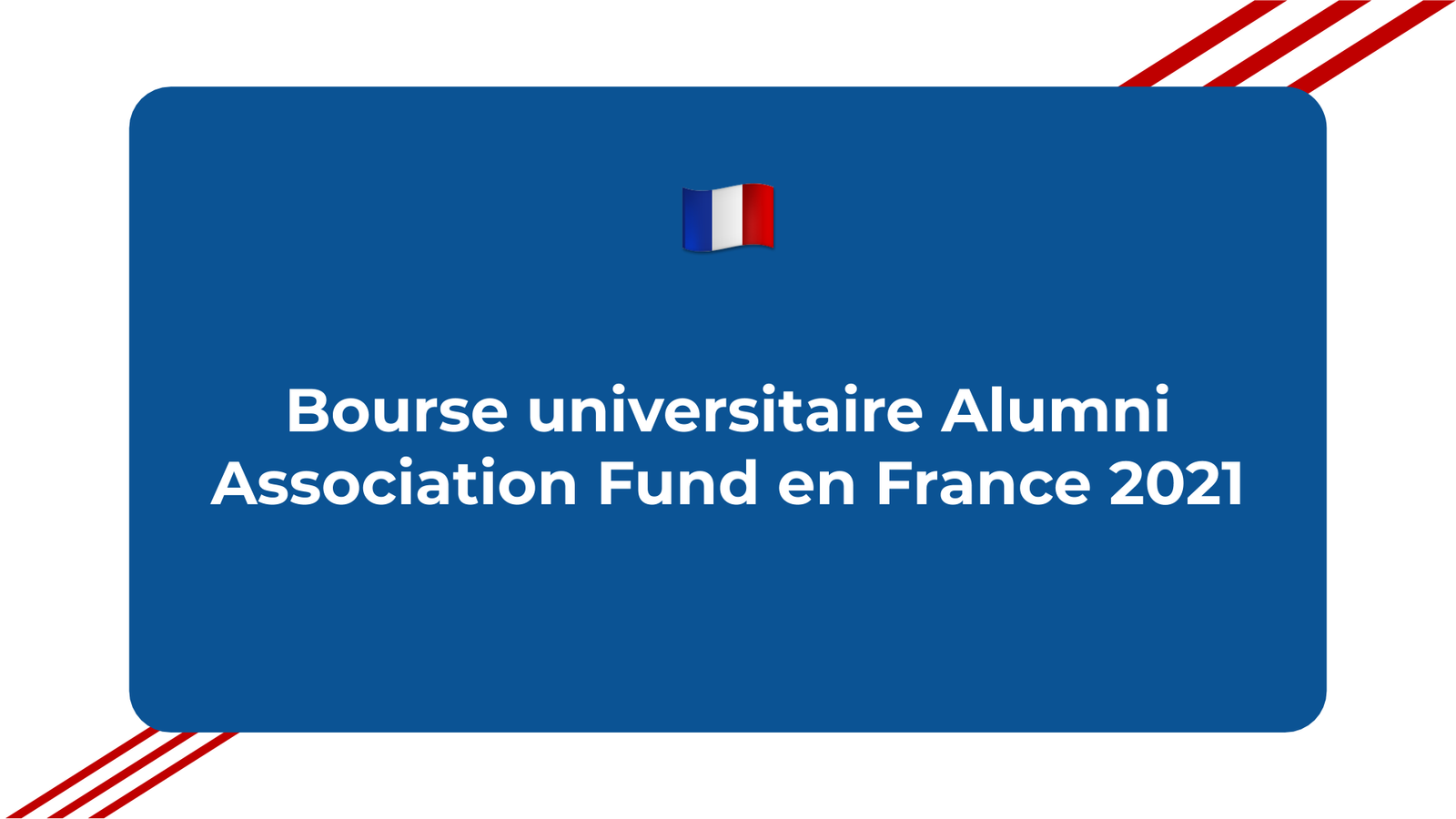Bourse universitaire Alumni Association Fund