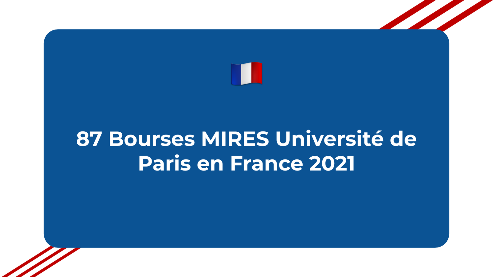 87 Bourses MIRES Université de Paris