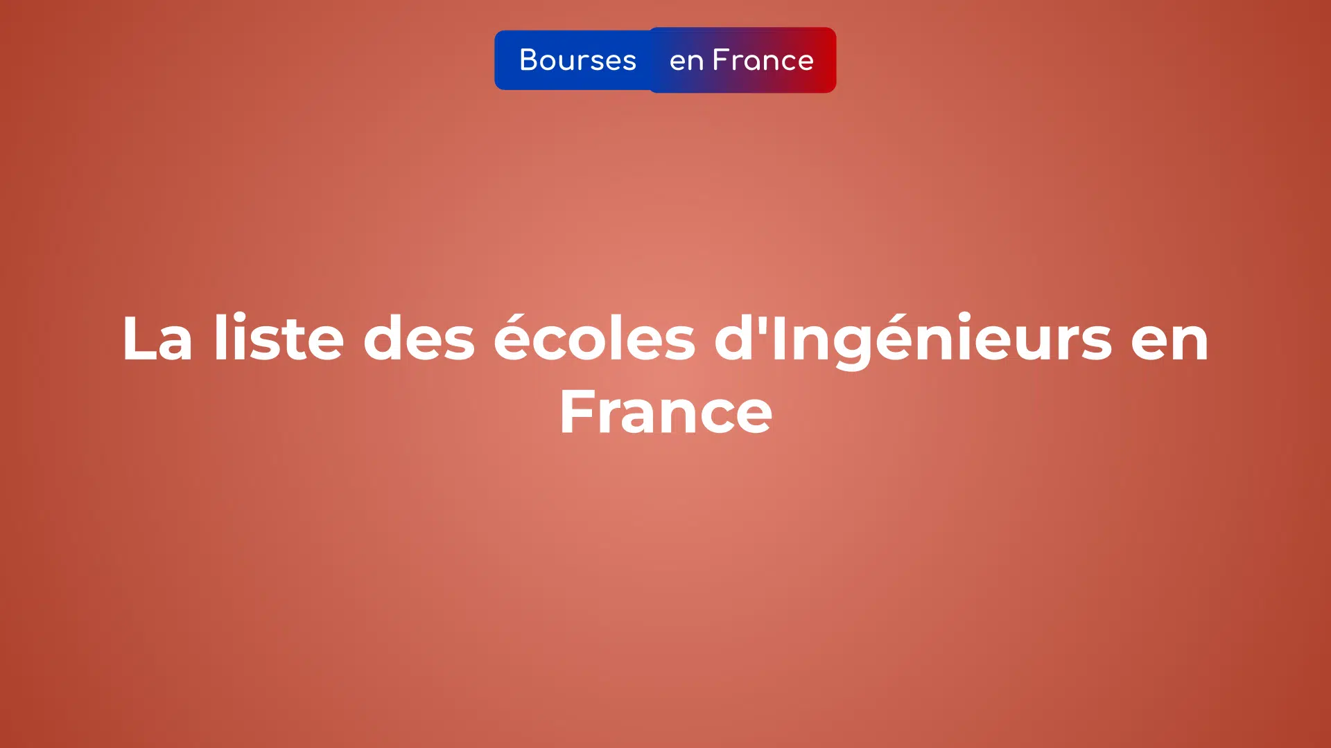 liste des écoles d'Ingénieurs en France