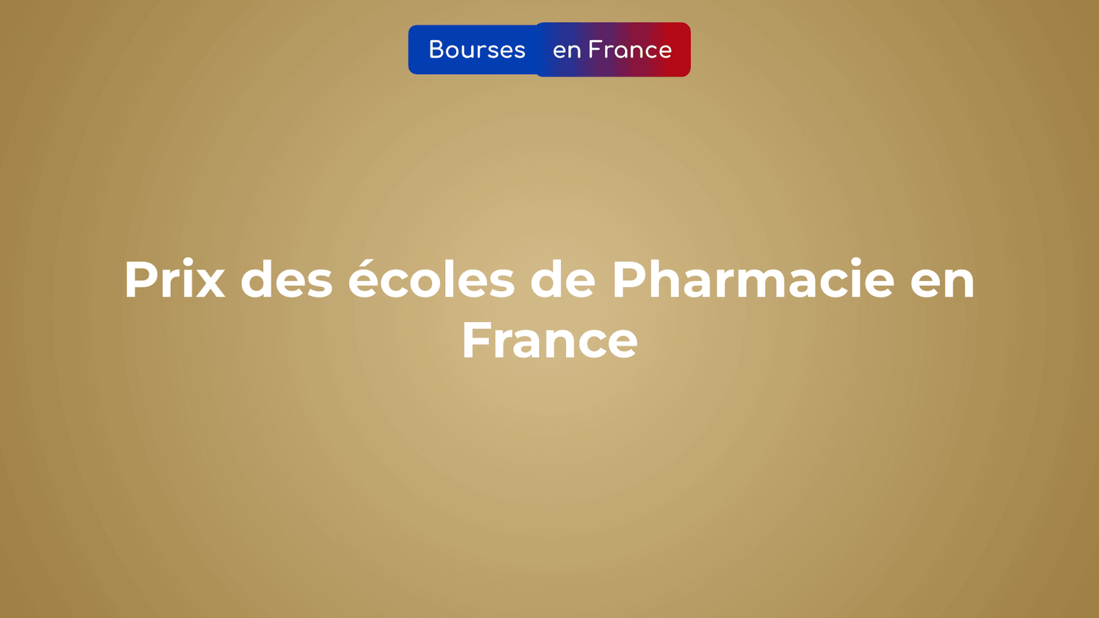 prix écoles de Pharmacie en France