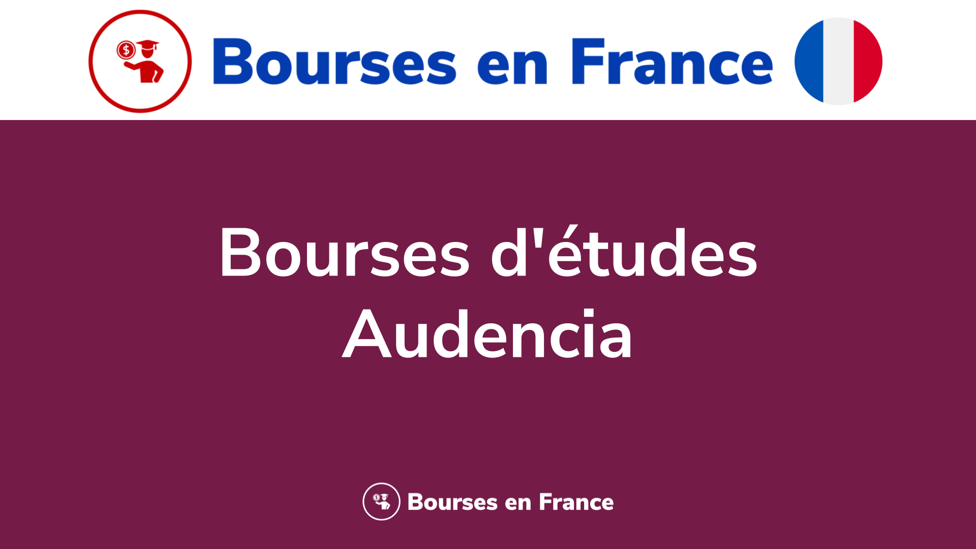 Bourses d'études Audencia
