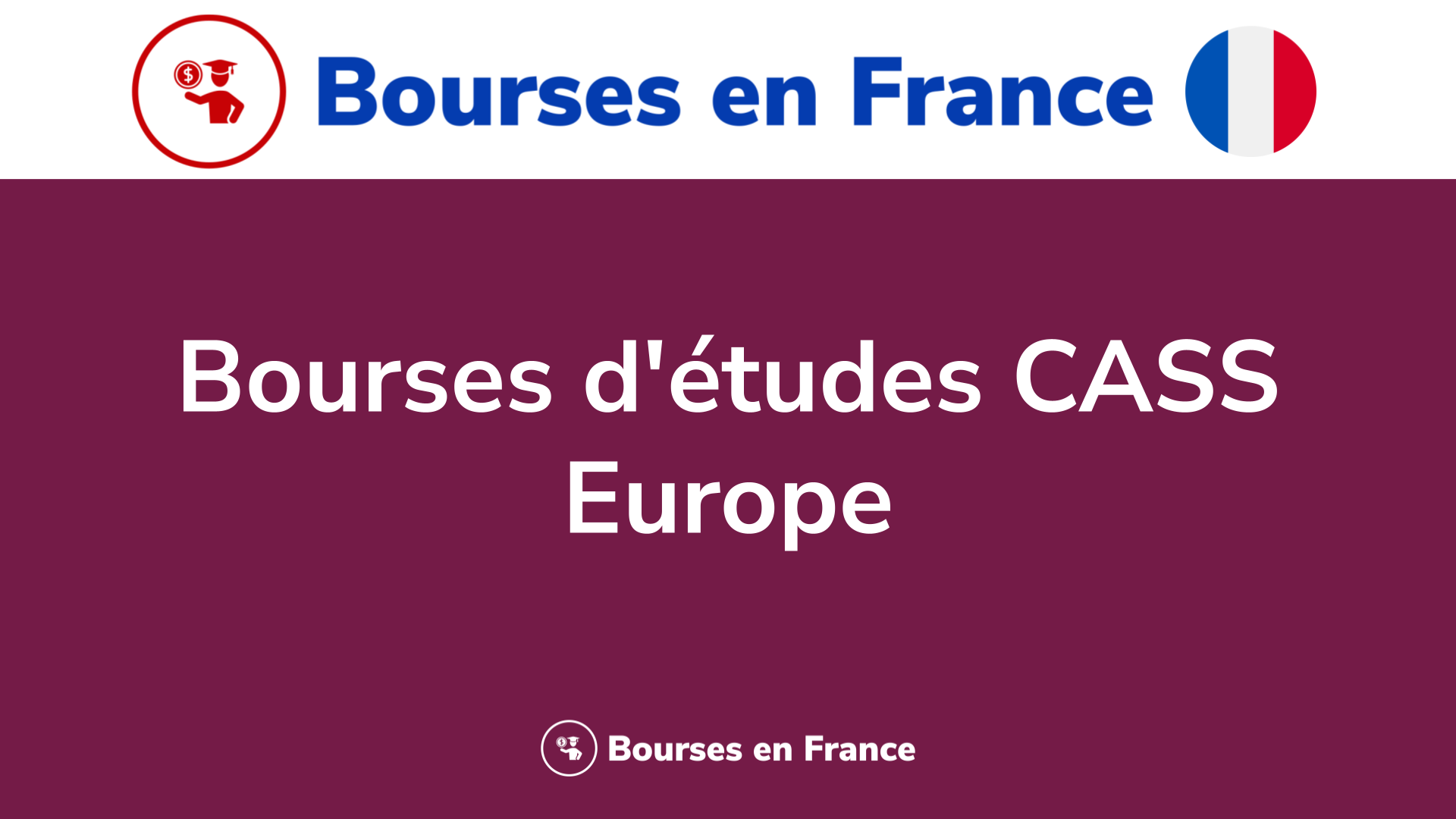 Bourses d'études CASS Europe